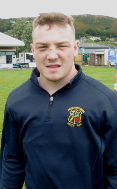 Lewis Davies - two tries for Fishguard flanker